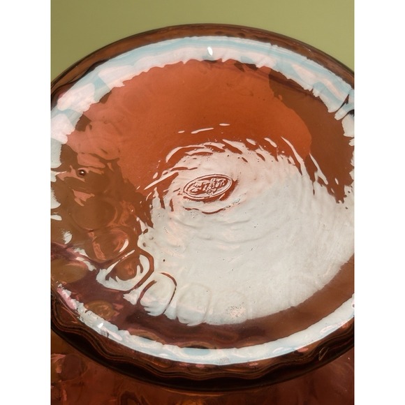 Fenton Art Glass Country Cranberry Vase Ruffled Edge Handcrafted with gold - Picture 11 of 15